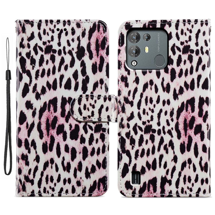 For Blackview A55 Pro Painted Pattern Horizontal Flip Leather Phone Case(Leopard) - More Brand by PMC TechLife | Online Shopping South Africa | PMC TechLife | Buy Now Pay Later Mobicred