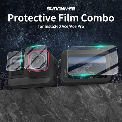 For Insta360 Ace Sunnylife 3 in 1 Rear & Front Screen Lens Explosion proof Film(1 Set) - Protective Film & Stickers by Sunnylife | Online Shopping South Africa | PMC Jewellery | Buy Now Pay Later Mobicred
