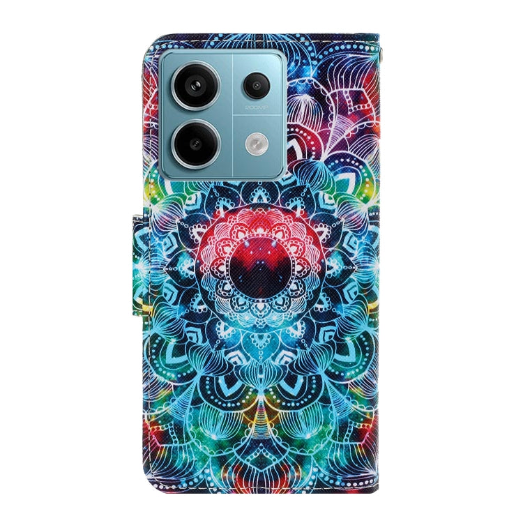 For Xiaomi Redmi Note 13 Pro 5G Colored Drawing Pattern Leather Phone Case(Mandala) - Note 13 Pro Cases by PMC TechLife | Online Shopping South Africa | PMC TechLife