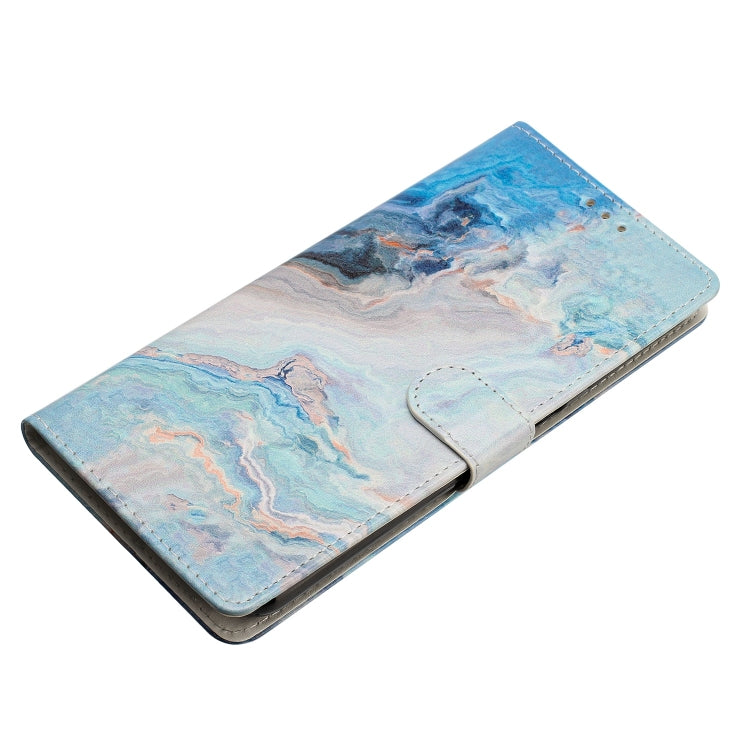 For Ulefone Note 14 Colored Drawing Leather Phone Case(Blue Marble) - Ulefone Cases by PMC Jewellery | Online Shopping South Africa | PMC Jewellery | Buy Now Pay Later Mobicred