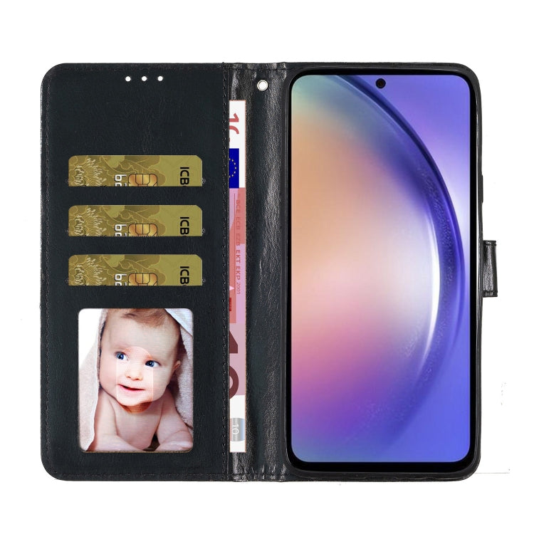 For Blackview A55 Pro Glitter Powder Flip Leather Phone Case(Black) - More Brand by PMC TechLife | Online Shopping South Africa | PMC TechLife | Buy Now Pay Later Mobicred