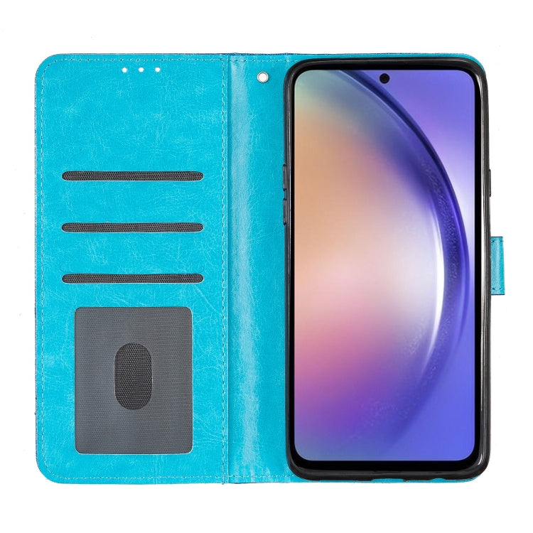 For Blackview A55 Pro Glitter Powder Flip Leather Phone Case(Blue) - More Brand by PMC TechLife | Online Shopping South Africa | PMC TechLife