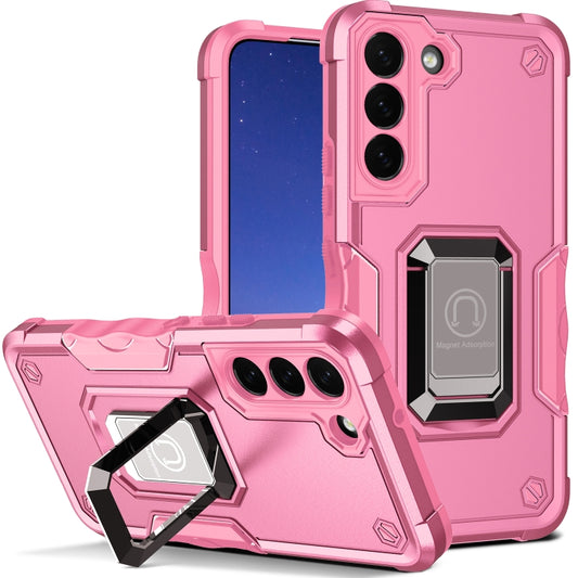 For Samsung Galaxy S24 5G Non-slip Shockproof Armor Phone Case with Ring Holder(Pink) - Galaxy S24 5G Cases by PMC Jewellery | Online Shopping South Africa | PMC Jewellery