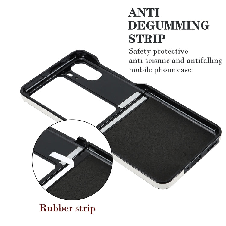 For OPPO Find N2 Flip V-shaped Folding Phone Case(White) - free shipping - PMC TechLife - Order now!