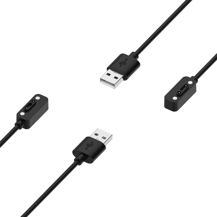 For Xplora X6 Play Children Magnetic Watch Charging Cable, Length: 1m(Black) - Charger by PMC TechLife | Online Shopping South Africa | PMC TechLife | Buy Now Pay Later Mobicred
