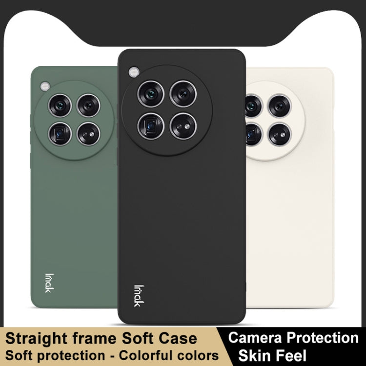 For OnePlus 12 5G imak UC-4 Series Straight Edge TPU Phone Case(Black) - OnePlus Cases by imak | Online Shopping South Africa | PMC TechLife | Buy Now Pay Later Mobicred