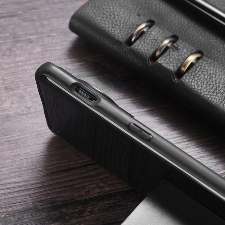 For OnePlus 12 PU MagSafe Magnetic Phone Case(Black) - OnePlus Cases by PMC TechLife | Online Shopping South Africa | PMC TechLife | Buy Now Pay Later Mobicred