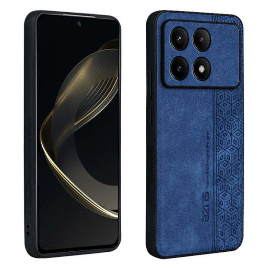 For Xiaomi Redmi K70 AZNS 3D Embossed Skin Feel Phone Case(Sapphire Blue) - K70 Cases by AZNS | Online Shopping South Africa | PMC Jewellery | Buy Now Pay Later Mobicred