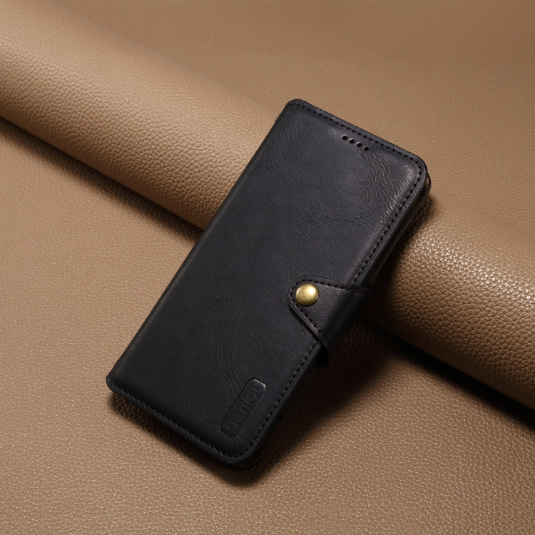 For iPhone 16 Plus Denior Cowhide Texture Wallet Style Leather Phone Case(Black) - free shipping - PMC Jewellery - Order now!