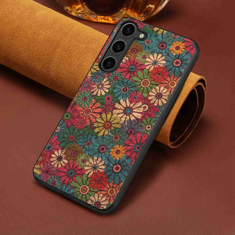 For Samsung Galaxy S24+ 5G Four Seasons Flower Language Series TPU Phone Case(Spring Green) - Galaxy S24+ 5G Cases by PMC Jewellery | Online Shopping South Africa | PMC Jewellery