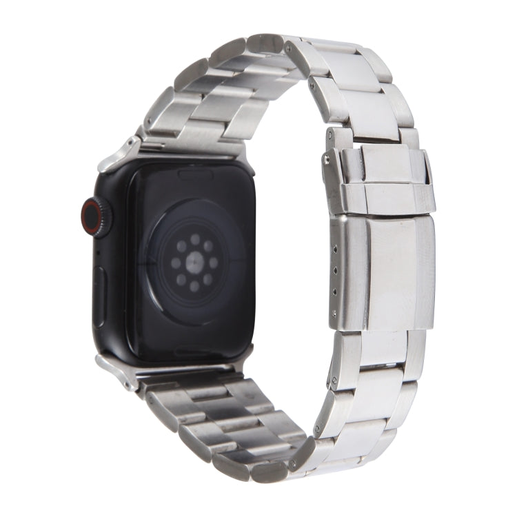 For Apple Watch Ultra 49mm Three-Bead Stainless Steel Watch Band(Silver) - free shipping - PMC TechLife - Order now!