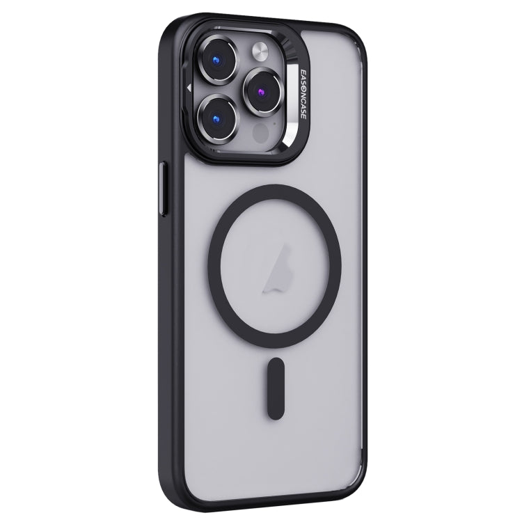 For iPhone 14 Pro Max Invisible Lens Holder PC + TPU Frosted MagSafe Phone Case(Black) - iPhone 14 Pro Max Cases by PMC TechLife | Online Shopping South Africa | PMC TechLife