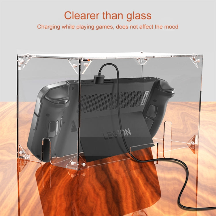 For Lenovo Legion Go  Game Console Acrylic Dust Cover(Transparent) - free shipping - PMC Jewellery - Order now!