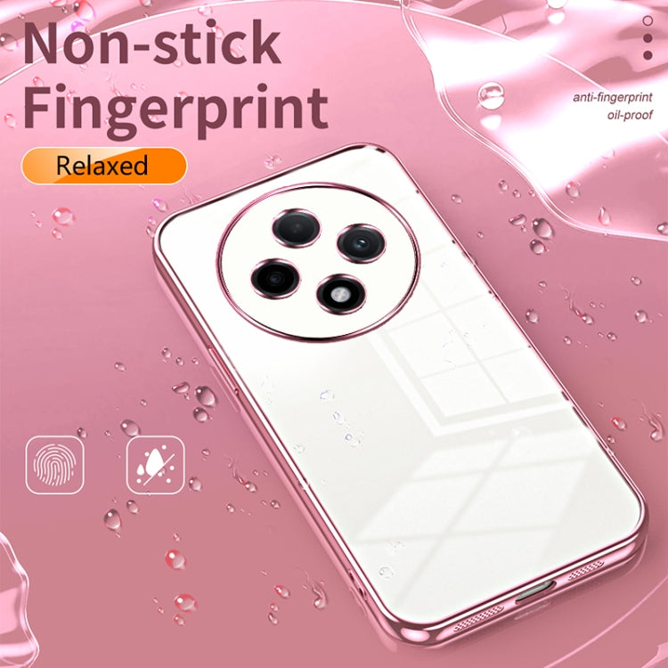 For OPPO A3 Pro Transparent Plating Fine Hole Phone Case(Green) - free shipping - PMC TechLife - Order now!