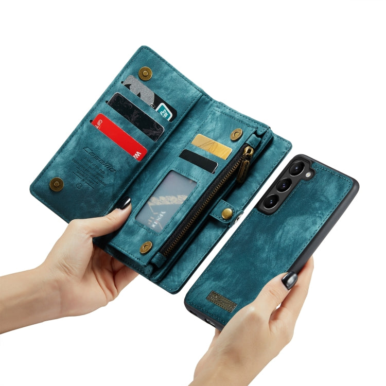 For Samsung Galaxy S24 5G CaseMe 008 Detachable Multifunctional Leather Phone Case(Blue) - Galaxy S24 5G Cases by CaseMe | Online Shopping South Africa | PMC Jewellery | Buy Now Pay Later Mobicred