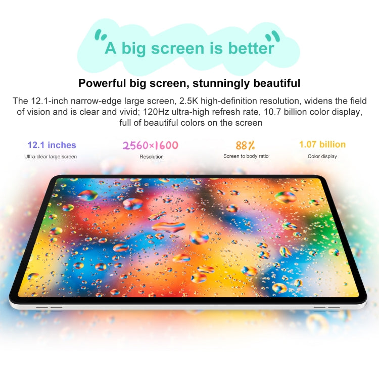 Honor Tablet 9 12.1 inch WiFi, Standard 8GB+128GB, MagicOS 7.2 Snapdragon 6 Gen1 Octa Core 2.2GHz, Not Support Google Play(Grey) - Huawei by Huawei | Online Shopping South Africa | PMC Jewellery