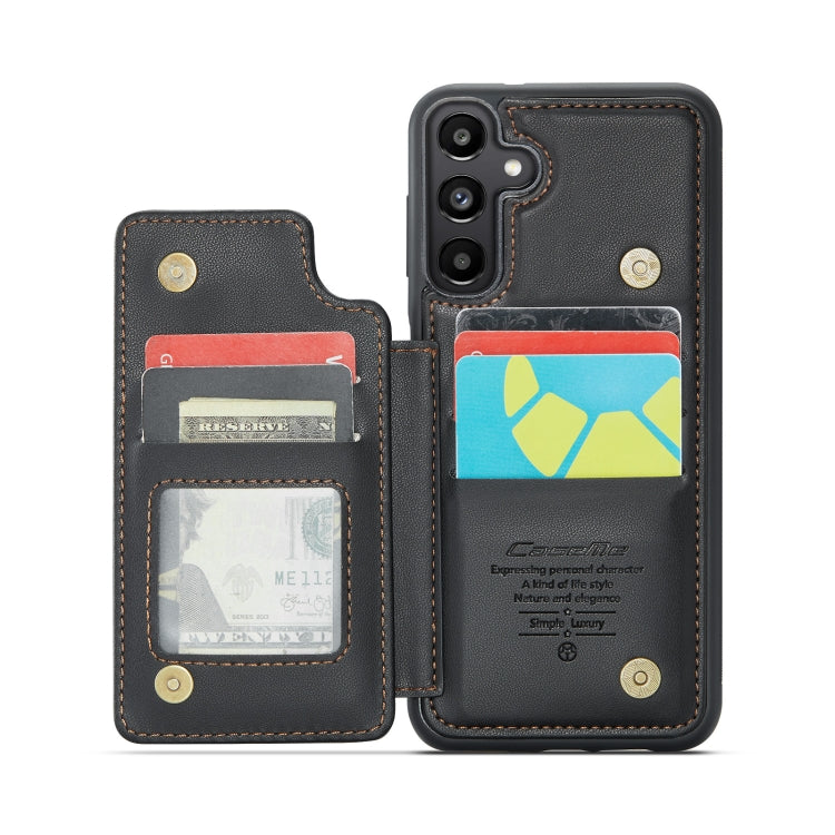 For Samsung Galaxy A25 4G CaseMe C22 PC+TPU Business Style RFID Anti-theft Leather Phone Case(Black) - Galaxy Phone Cases by CaseMe | Online Shopping South Africa | PMC Jewellery | Buy Now Pay Later Mobicred