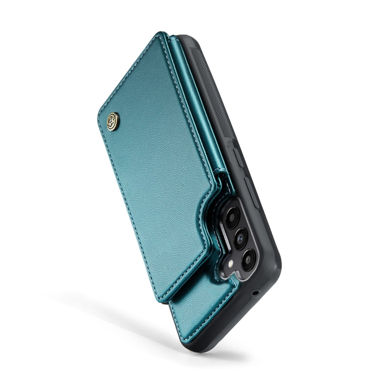 For Samsung Galaxy A55 5G CaseMe C22 PC+TPU Business Style RFID Anti-theft Leather Phone Case(Blue Green) - Galaxy Phone Cases by CaseMe | Online Shopping South Africa | PMC Jewellery | Buy Now Pay Later Mobicred