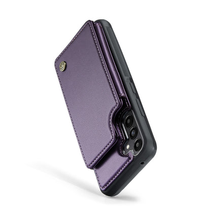 For Samsung Galaxy A35 5G CaseMe C22 PC+TPU Business Style RFID Anti-theft Leather Phone Case(Purple) - Galaxy Phone Cases by CaseMe | Online Shopping South Africa | PMC Jewellery | Buy Now Pay Later Mobicred