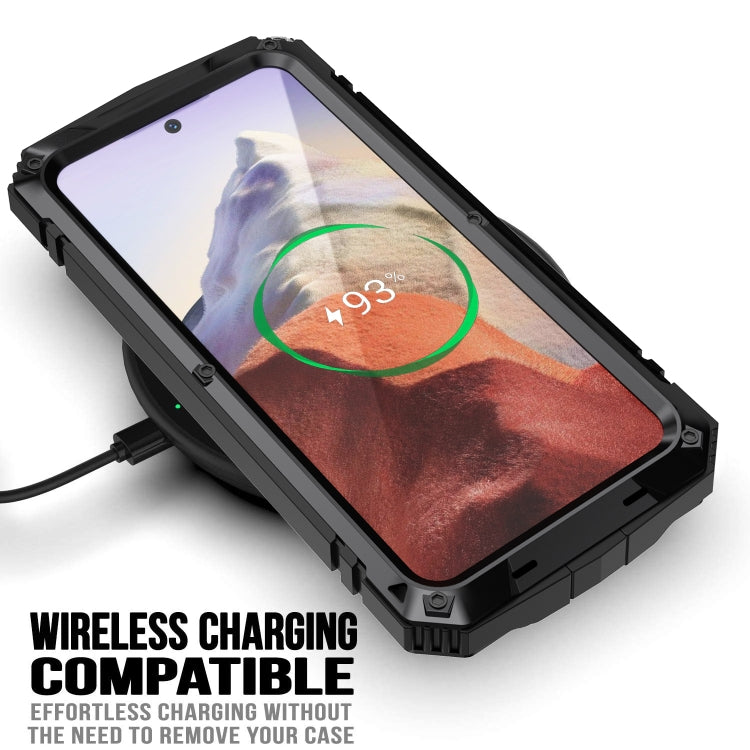 For Samsung Galaxy S24 5G R-JUST Life Waterproof Dustproof Shockproof Phone Case(Black) - free shipping - PMC TechLife - Order now!