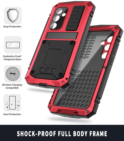 For Samsung Galaxy S24 5G R-JUST Life Waterproof Dustproof Shockproof Phone Case(Red) - Galaxy S24 5G Cases by R-JUST | Online Shopping South Africa | PMC Jewellery