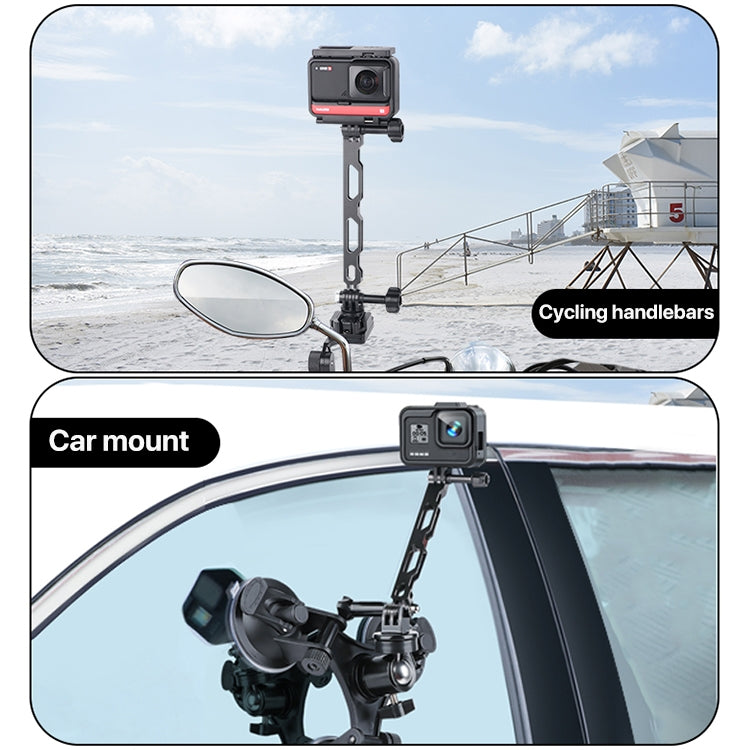 20cm Aluminium Extension Arm Hollow Grip Extender(Silver) - Others by PMC TechLife | Online Shopping South Africa | PMC TechLife | Buy Now Pay Later Mobicred