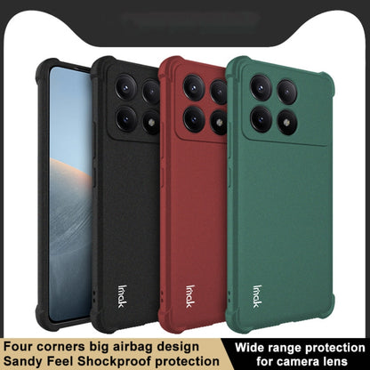 For Xiaomi Redmi K70 5G / K70 Pro 5G imak Shockproof Airbag TPU Phone Case(Matte Black) - K70 Pro Cases by imak | Online Shopping South Africa | PMC Jewellery | Buy Now Pay Later Mobicred