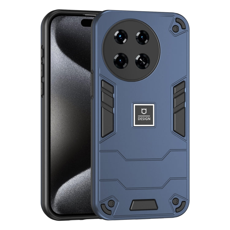 For Tecno Spark 20 Pro+ 2 in 1 Shockproof Phone Case(Blue) - Tecno Cases by PMC TechLife | Online Shopping South Africa | PMC TechLife | Buy Now Pay Later Mobicred