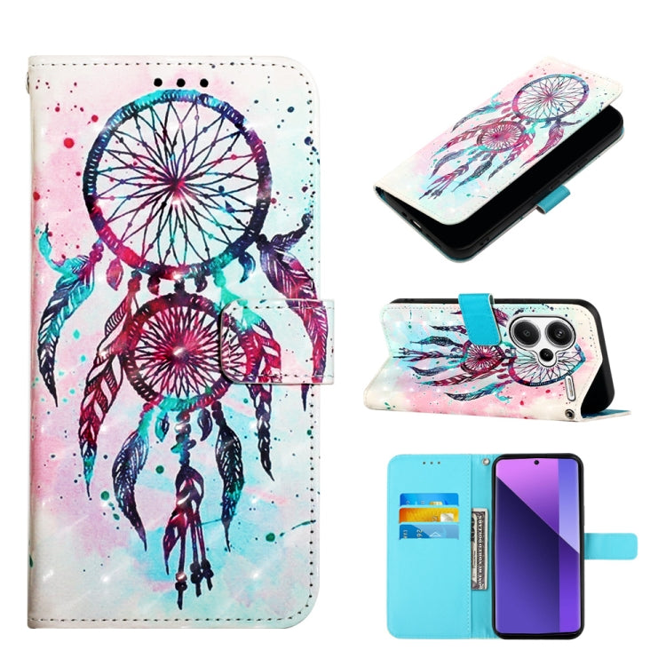 For Xiaomi Redmi Note 13 Pro+ 5G 3D Painting Horizontal Flip Leather Phone Case(Color Drop Wind Chimes) - Note 13 Pro+ Cases by PMC Jewellery | Online Shopping South Africa | PMC Jewellery | Buy Now Pay Later Mobicred