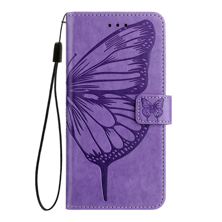 For Xiaomi Redmi K70 / K70 Pro Embossed Butterfly Leather Phone Case(Purple) - K70 Cases by PMC Jewellery | Online Shopping South Africa | PMC Jewellery | Buy Now Pay Later Mobicred