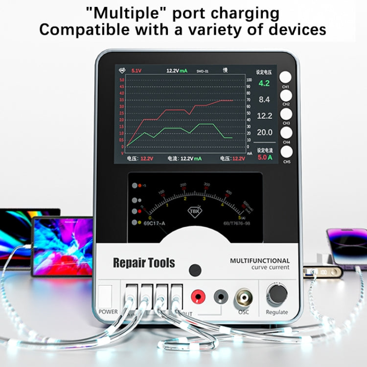 TBK 217 150W 30V 5A Curved DC Regulated Power Supply, EU Plug - free shipping - PMC TechLife - Order now!