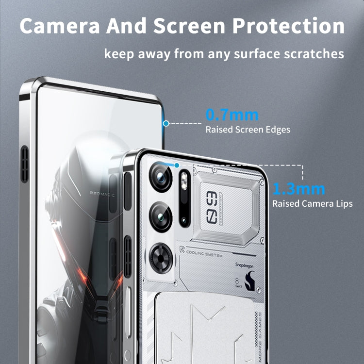 For ZTE nubia Red Magic 9S Pro Metal Cooling Phone Case(Silver) - ZTE Cases by PMC TechLife | Online Shopping South Africa | PMC TechLife | Buy Now Pay Later Mobicred