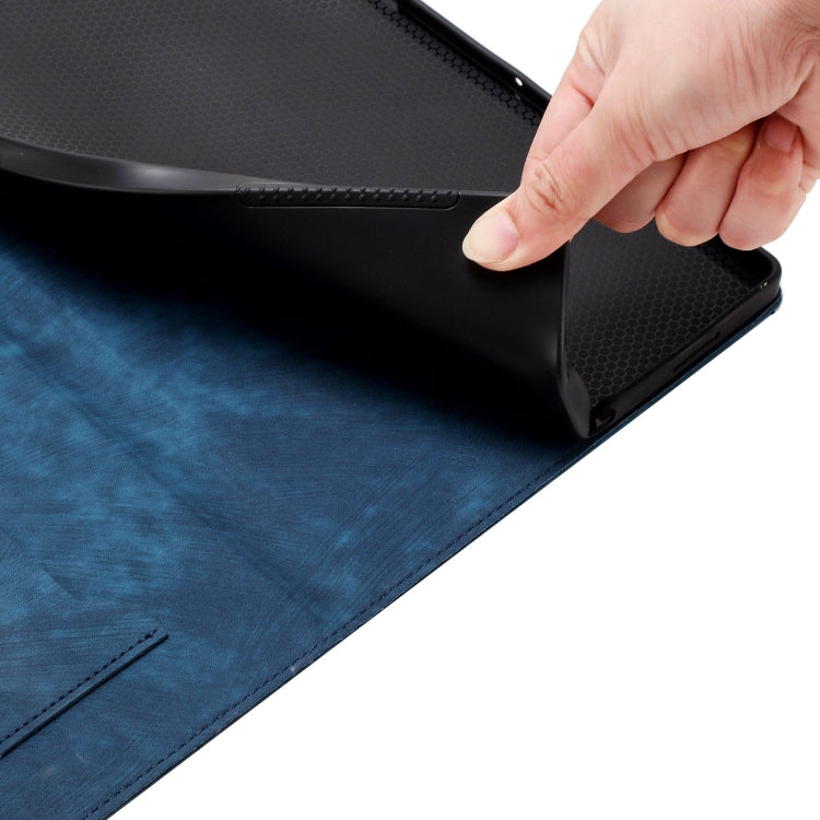 For iPad Pro 13 2024 Butterfly Cat Embossing Leather Tablet Case(Dark Blue) - iPad Pro 13 2024 Cases by PMC TechLife | Online Shopping South Africa | PMC TechLife | Buy Now Pay Later Mobicred