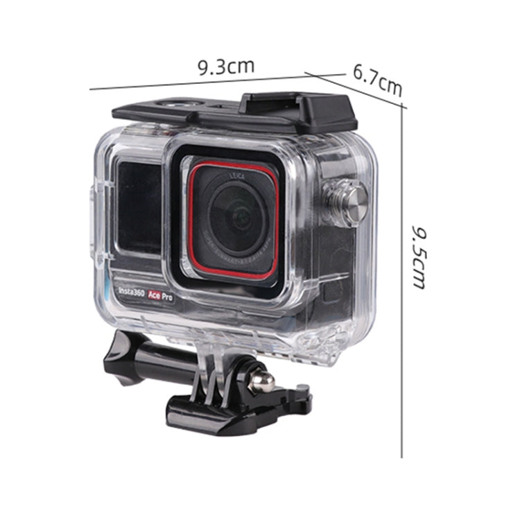 For Insta360 Ace Pro 60m Underwater Waterproof Housing Case - Case & Bags by PMC TechLife | Online Shopping South Africa | PMC TechLife