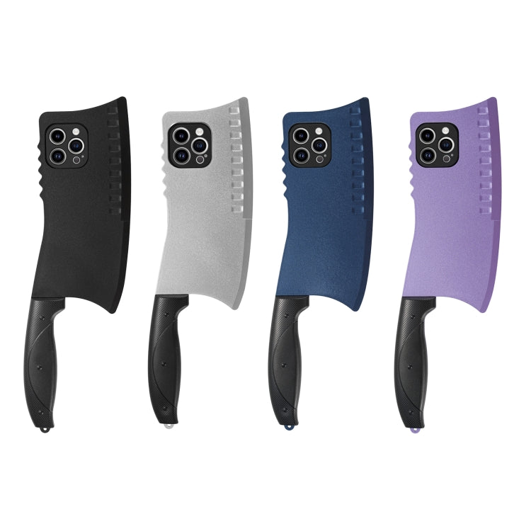 For iPhone XR Simulated Kitchen Knife TPU + PC Phone Case(Silver) - free shipping - PMC TechLife - Order now!