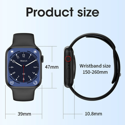 WIWU SW01 S9 2.1 inch IPS Screen IP68 Waterproof Bluetooth Smart Watch(Black) - Smart Watches by WIWU | Online Shopping South Africa | PMC Jewellery | Buy Now Pay Later Mobicred