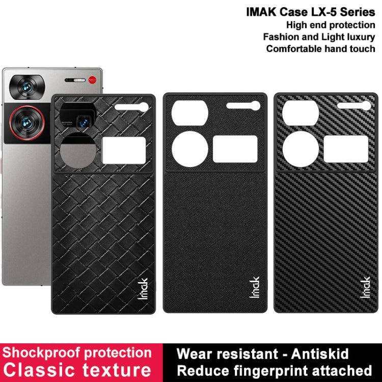 For ZTE nubia Z60 Ultra 5G IMAK LX-5 Series PC + TPU Protective Phone Case(Carbon Fiber Texture) - ZTE Cases by imak | Online Shopping South Africa | PMC Jewellery | Buy Now Pay Later Mobicred