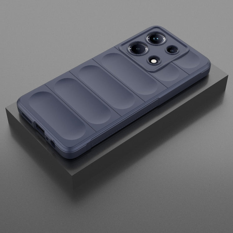 For Infinix Note 30 4G Magic Shield TPU + Flannel Phone Case(Dark Blue) - Infinix Cases by PMC TechLife | Online Shopping South Africa | PMC TechLife | Buy Now Pay Later Mobicred