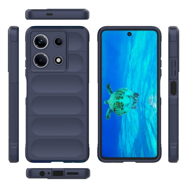 For Infinix Note 30 4G Magic Shield TPU + Flannel Phone Case(Dark Blue) - Infinix Cases by PMC TechLife | Online Shopping South Africa | PMC TechLife | Buy Now Pay Later Mobicred