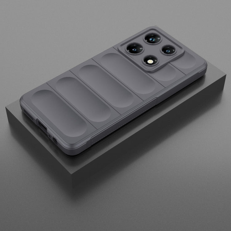 For Infinix Note 30 Pro X6788 Magic Shield TPU + Flannel Phone Case(Dark Grey) - Infinix Cases by PMC TechLife | Online Shopping South Africa | PMC TechLife | Buy Now Pay Later Mobicred