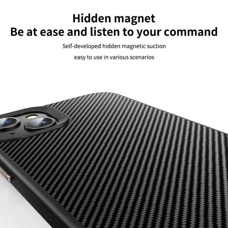 For iPhone 14 Plus Kevlar Fiber Shockproof MagSafe Phone Case(Black) - free shipping - PMC TechLife - Order now!