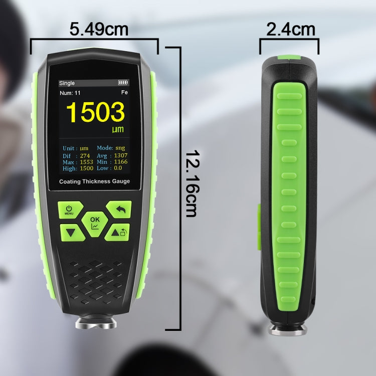 RZ860 Metal Coating Thickness Gauge(Green) - free shipping - PMC TechLife - Order now!
