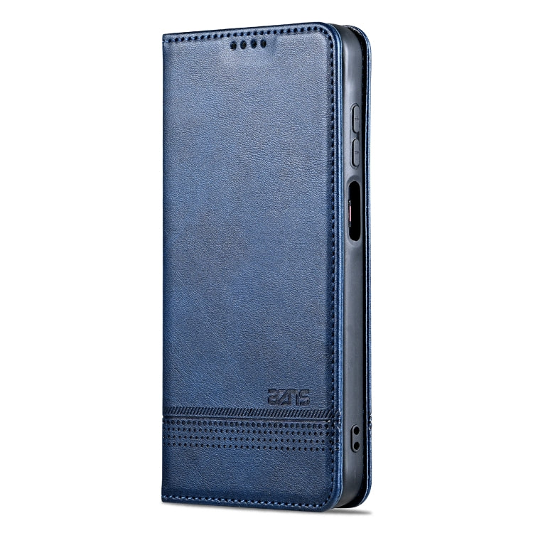 For Samsung Galaxy A25 5G AZNS Magnetic Calf Texture Flip Leather Phone Case(Dark Blue) - Galaxy Phone Cases by AZNS | Online Shopping South Africa | PMC Jewellery | Buy Now Pay Later Mobicred