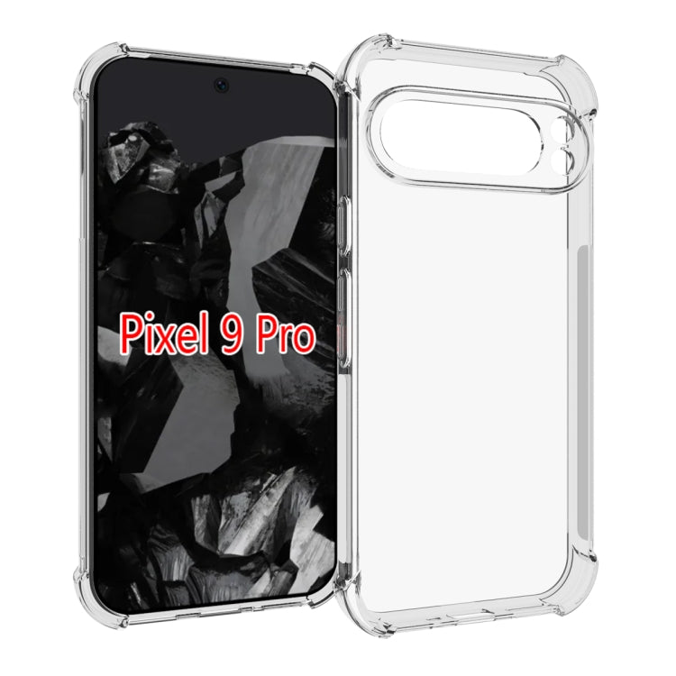 For Google Pixel 9 Pro XL Shockproof Non-slip Thickening TPU Phone Case(Transparent) - Google Cases by PMC Jewellery | Online Shopping South Africa | PMC Jewellery | Buy Now Pay Later Mobicred