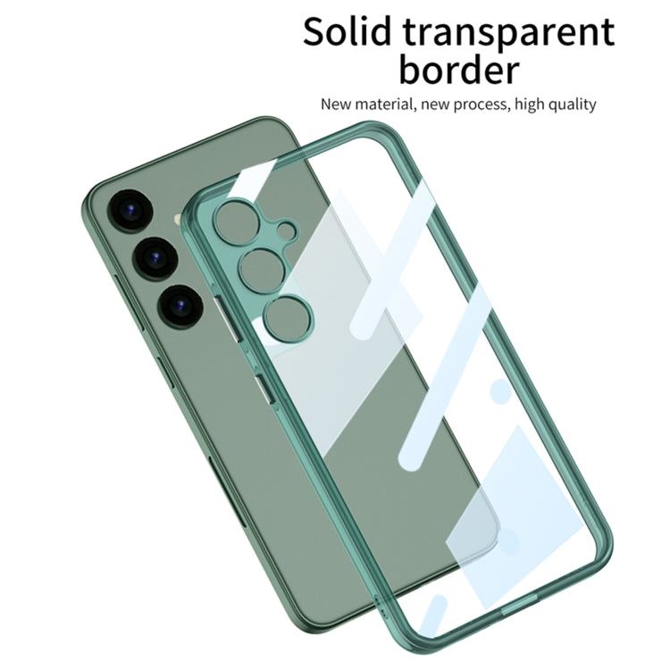 For Samsung Galaxy S24 5G GKK Space Frame Transparent PC + TPU Phone Case(Transparent) - Galaxy S24 5G Cases by GKK | Online Shopping South Africa | PMC Jewellery | Buy Now Pay Later Mobicred