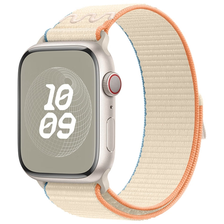 For Apple Watch SE 2023 44mm Loop Nylon Watch Band(Milky White) - free shipping - PMC TechLife - Order now!
