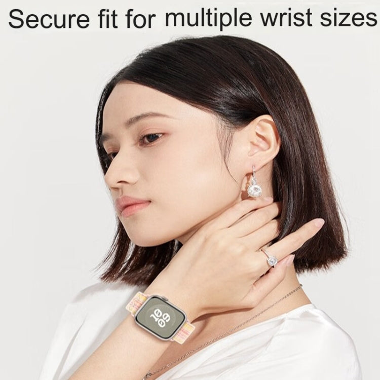 For Apple Watch SE 2022 44mm Loop Nylon Watch Band(Midnight) - free shipping - PMC TechLife - Order now!