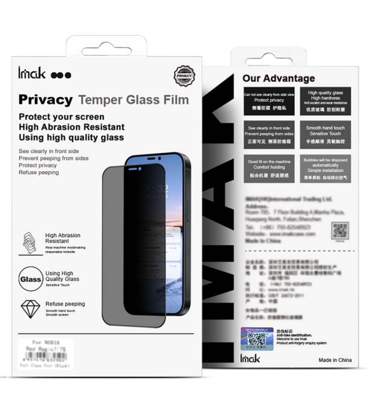 For Honor Magic6 5G imak 3D Curved HD Full Screen Anti-spy Tempered Glass Protective Film - Honor Tempered Glass by imak | Online Shopping South Africa | PMC Jewellery | Buy Now Pay Later Mobicred