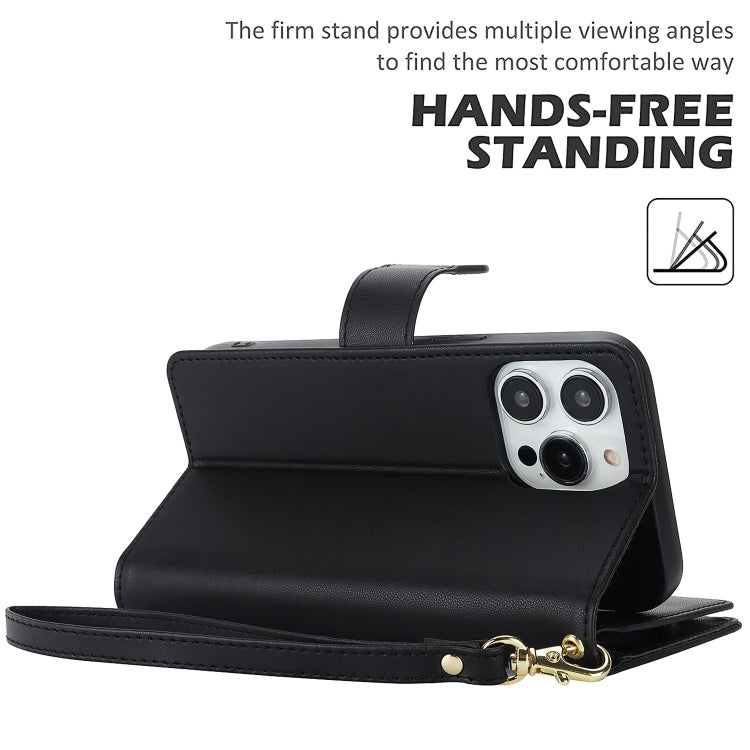 For iPhone 15 Pro Max Multi-Card Wallet RFID Leather Phone Case(Black) - iPhone 15 Pro Max Cases by PMC TechLife | Online Shopping South Africa | PMC TechLife