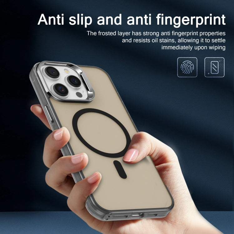 For iPhone 11 Electroplated IMD Magsafe PC Hybrid TPU Phone Case(Black) - iPhone 11 Cases by PMC TechLife | Online Shopping South Africa | PMC TechLife